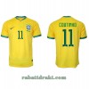 Brasil Philippe Coutinho 11 Hjemme VM 2022 - Herre Fotballdrakt